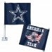 Dallas Cowboys Slogan Car Flag 11.75" X 14"
